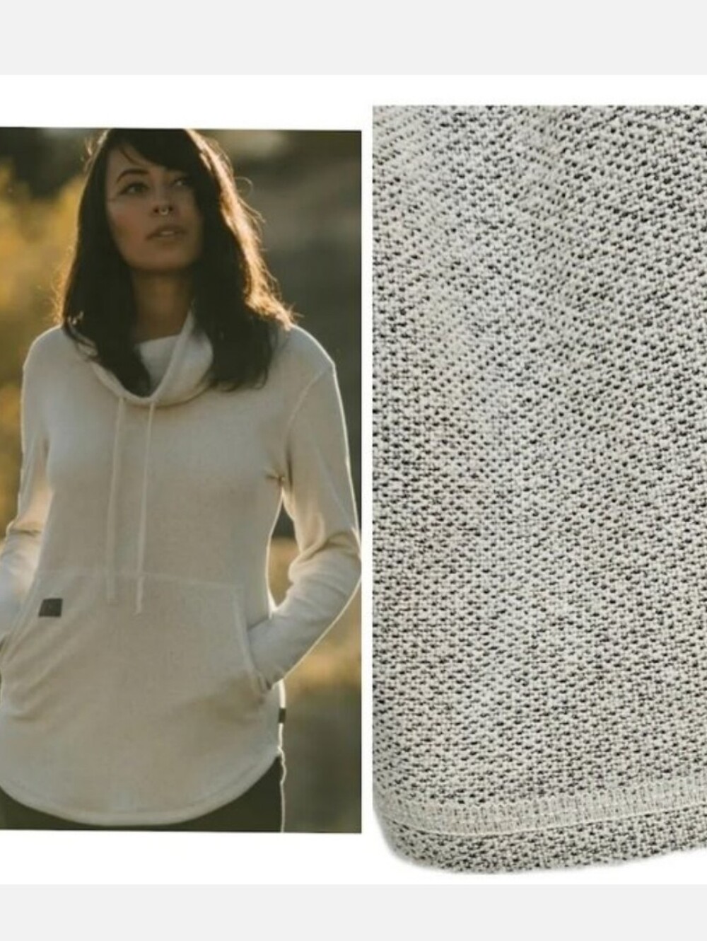 Deso Tallac Pullover Size M Funnel Cowl Neck Gorpcore Outdoor - Picture 14 of 15